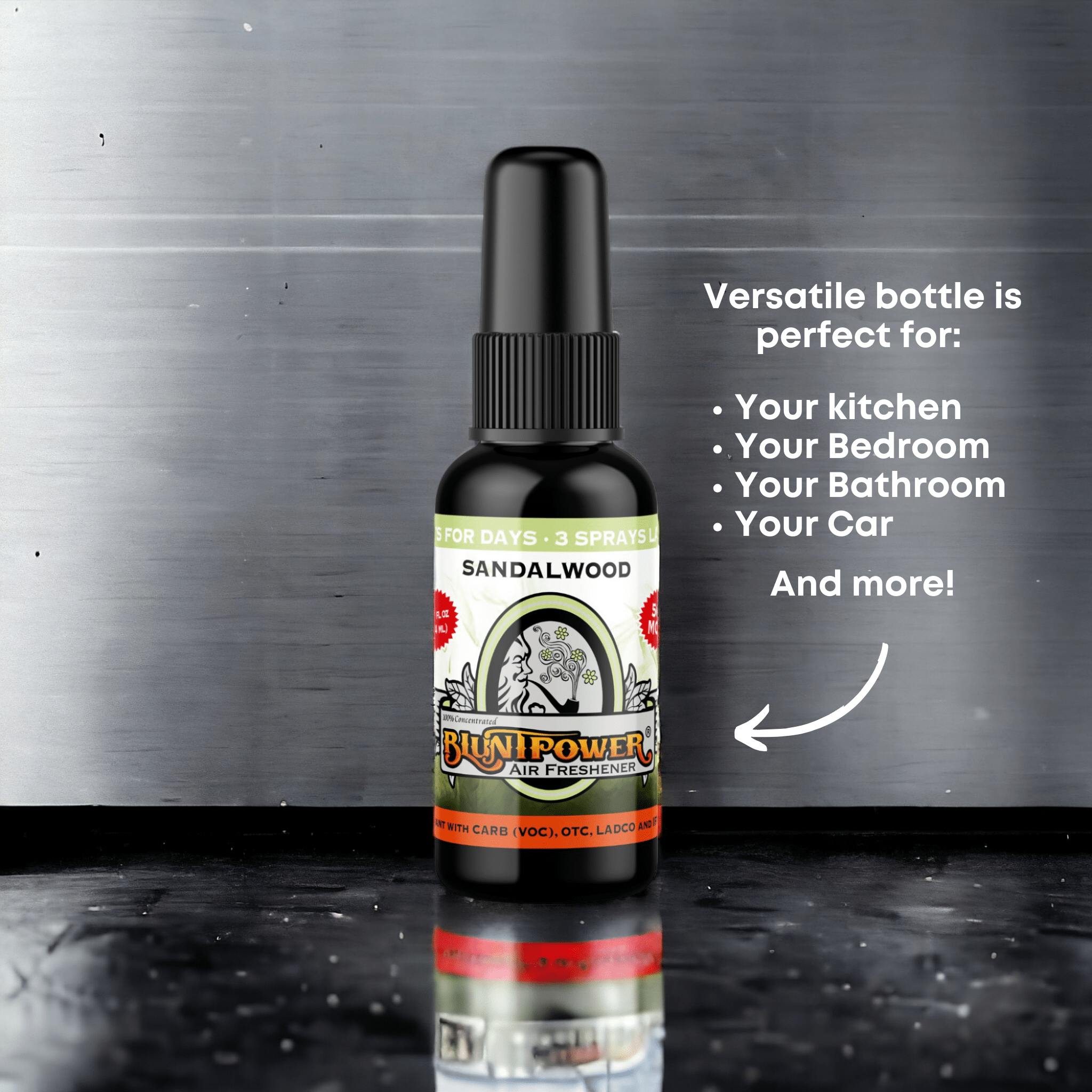 Sandalwood Spray Air Freshener Spray - BluntPower Air Freshener