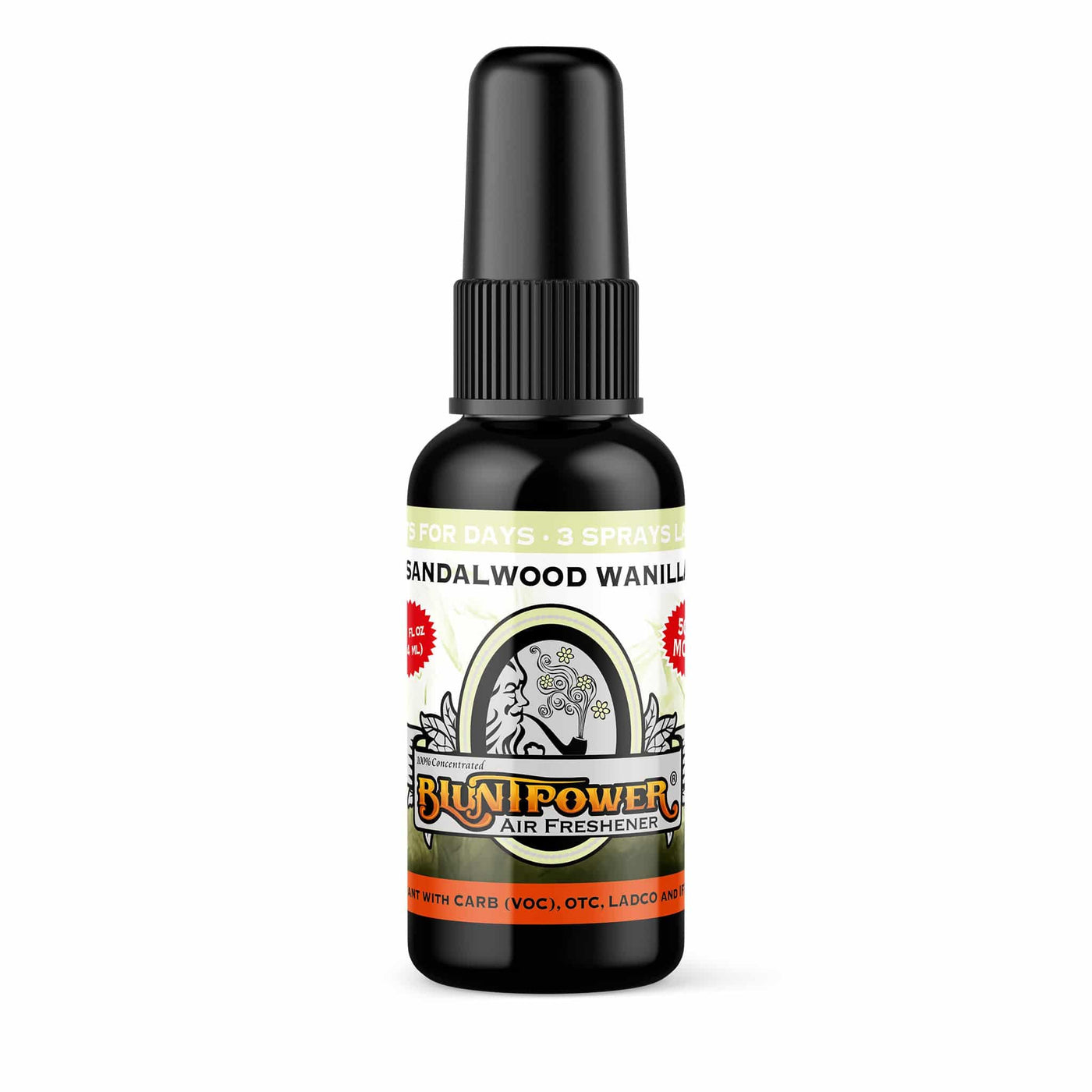 Sandalwood & Vanilla Air Freshener Spray - BluntPower Air Freshener