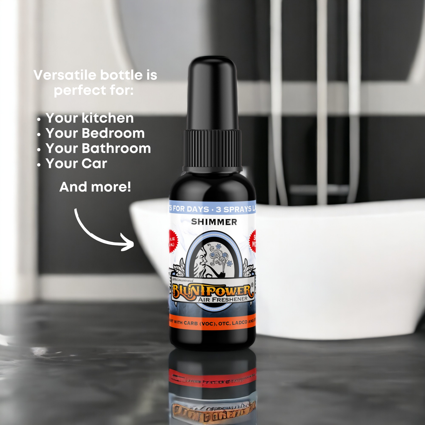 Shimmer Air Freshener Spray - BluntPower Air Freshener