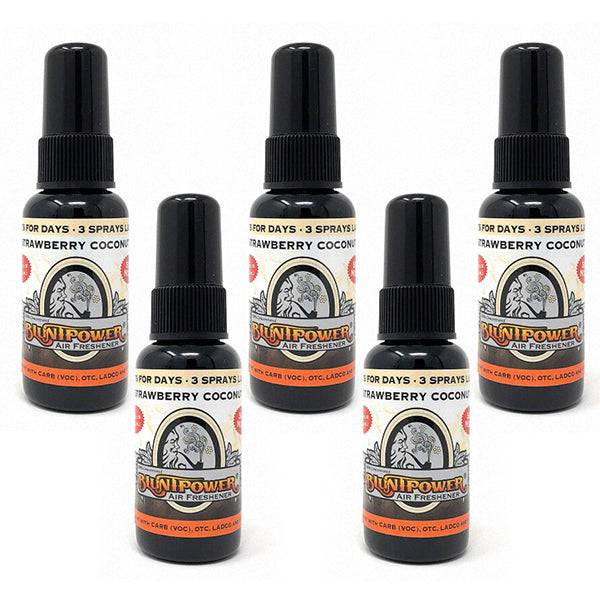 Strawberry Coconut Air Freshener Bundle (5 Pack) - BluntPower Air Freshener