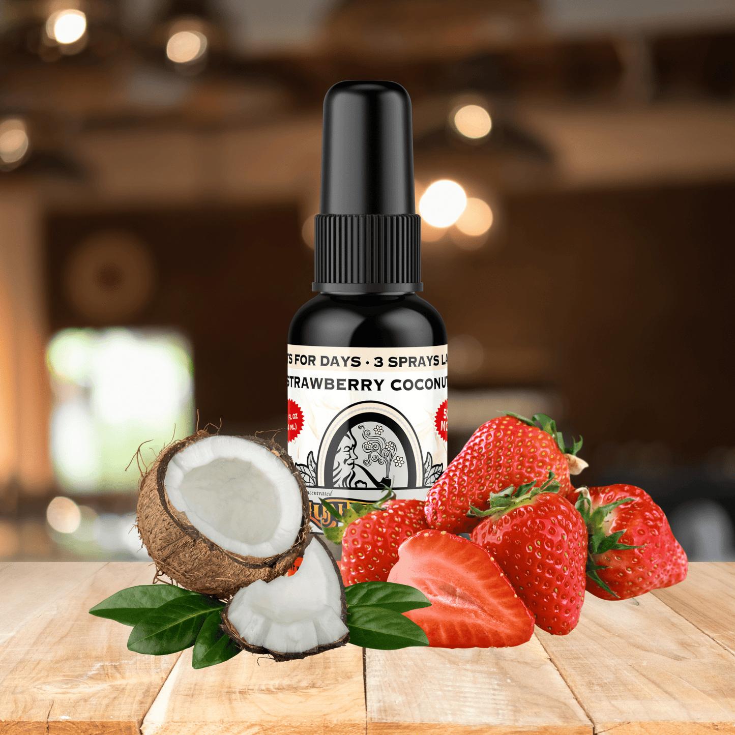 Strawberry Coconut Air Freshener Spray - BluntPower Air Freshener
