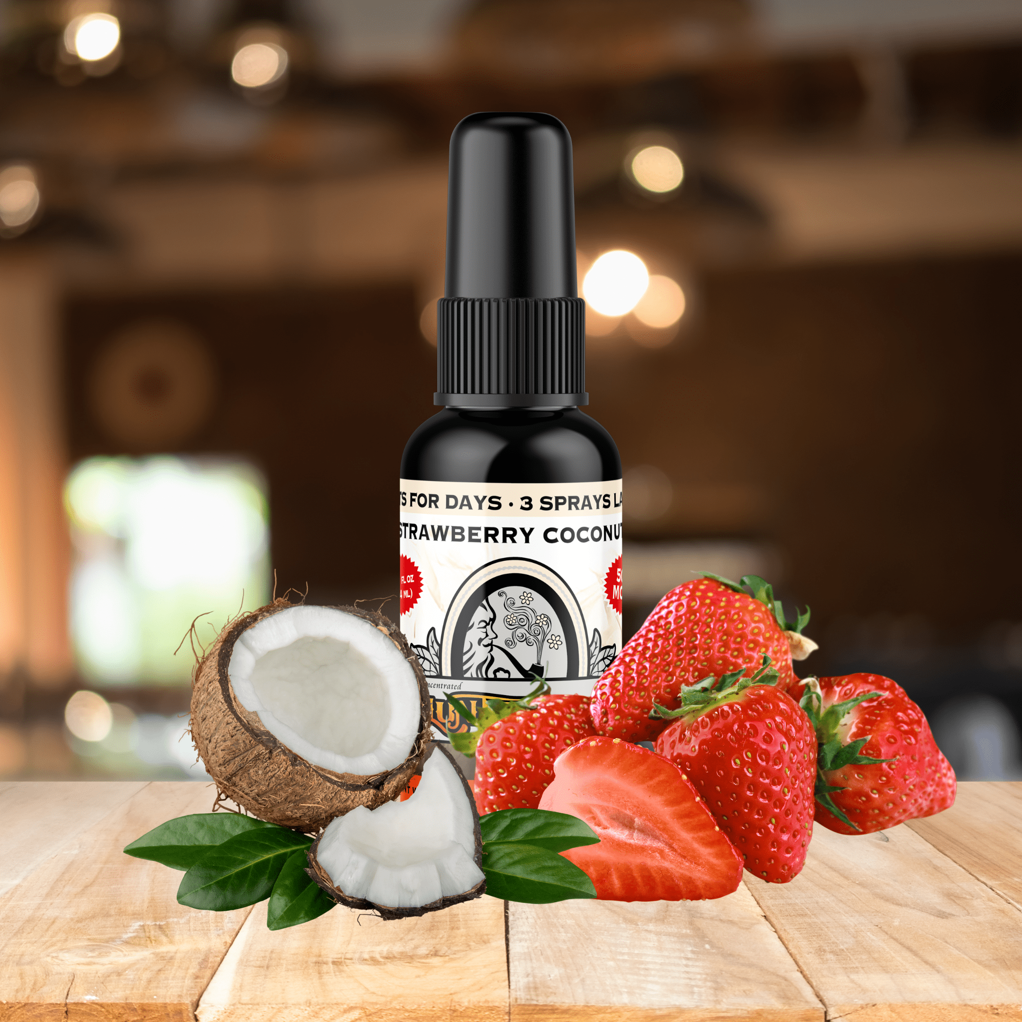 Strawberry Coconut Air Freshener Spray - BluntPower Air Freshener