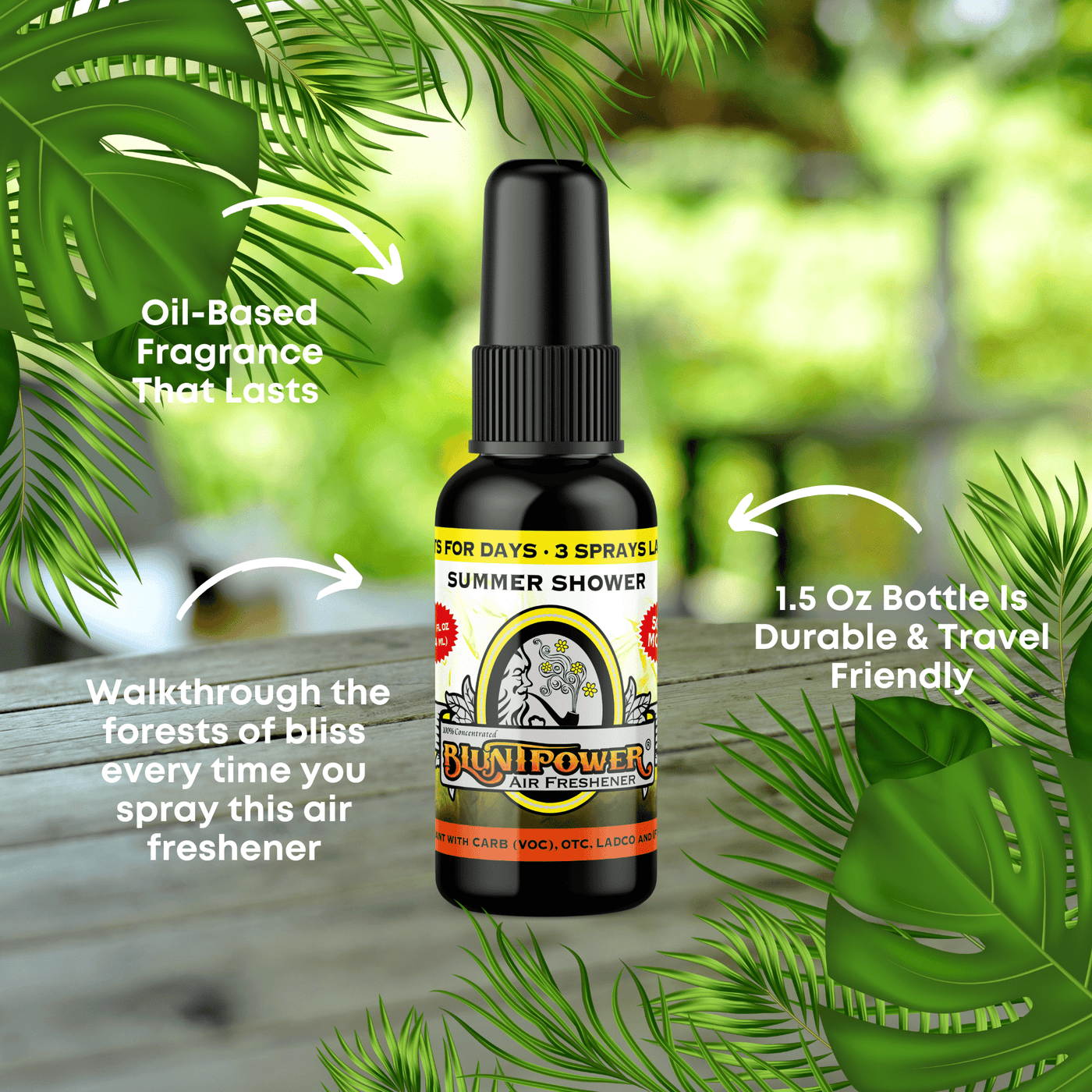 Summer Shower Air Freshener Spray - BluntPower Air Freshener