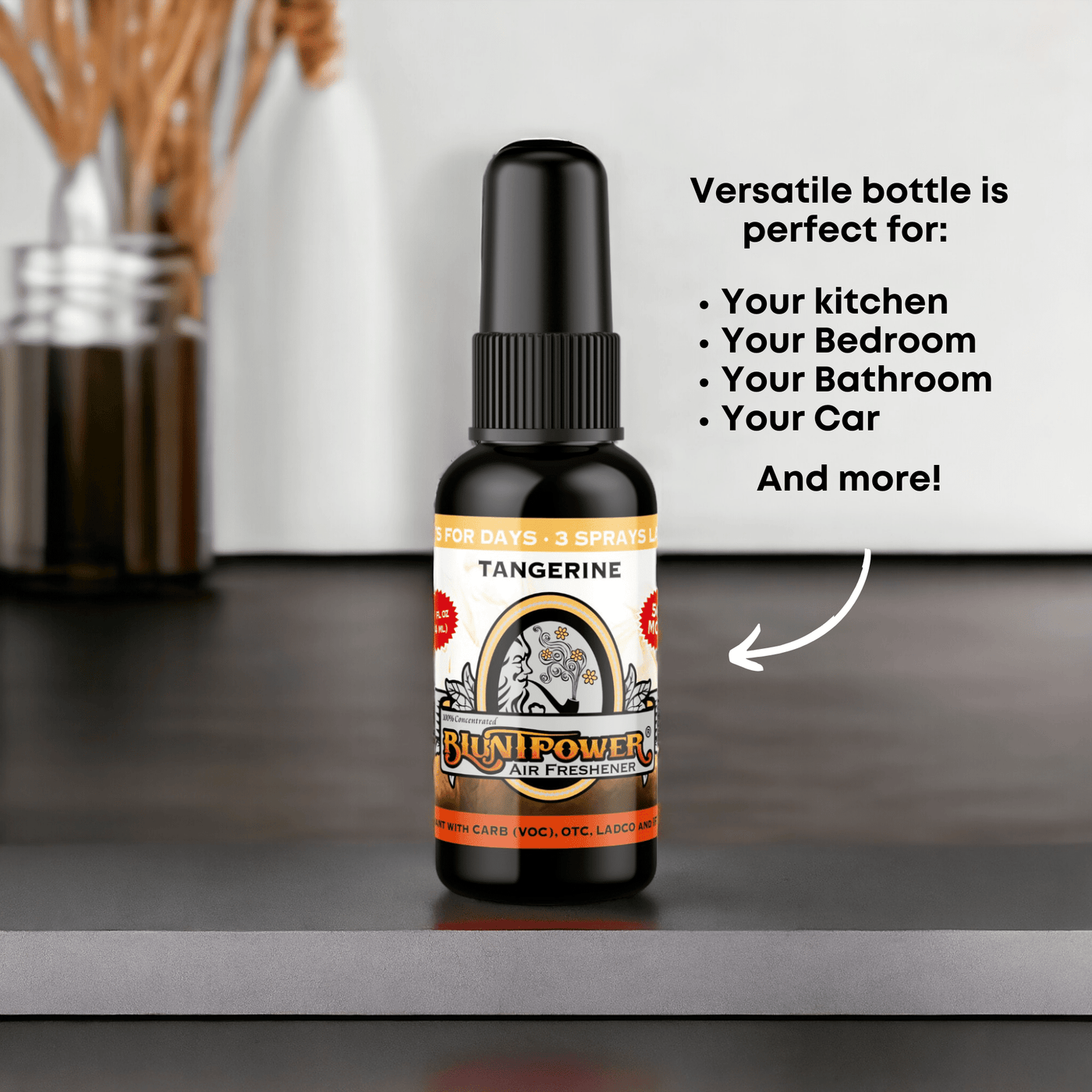 Tangerine Air Freshener Spray - BluntPower Air Freshener