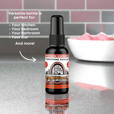 Tangerine Vanilla Air Freshener Spray - BluntPower Air Freshener