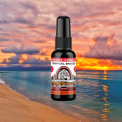 Tropical Breeze Red Air Freshener Spray - BluntPower Air Freshener