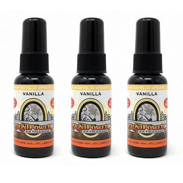 Vanilla Spray Air Freshener Bundle (3 Pack) - BluntPower Air Freshener