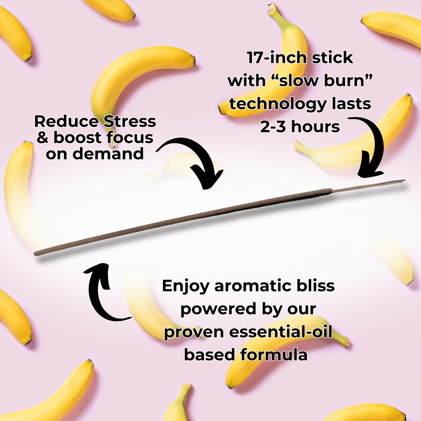 Banana Long Incense Sticks - BluntPower Air Freshener