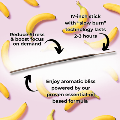 Banana Long Incense Sticks - BluntPower Air Freshener