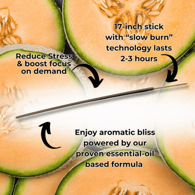 Cantaloupe Long Incense Sticks - BluntPower Air Freshener