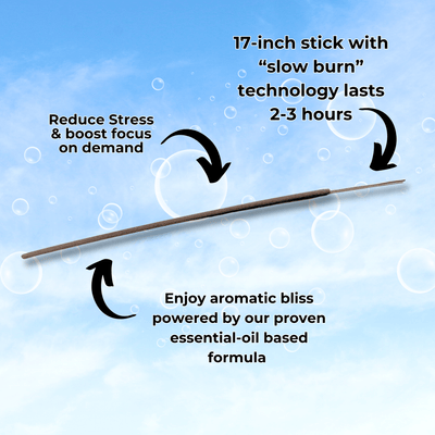 Clean Smell Long Incense Sticks - BluntPower Air Freshener