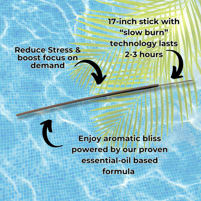 Cool Water Long Incense Sticks - BluntPower Air Freshener