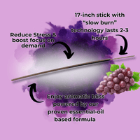 Grape Long Incense Sticks - BluntPower Air Freshener