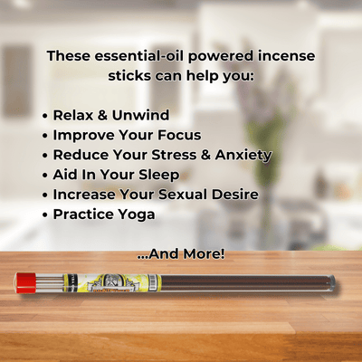 Mango Yellow Long Incense Sticks - BluntPower Air Freshener