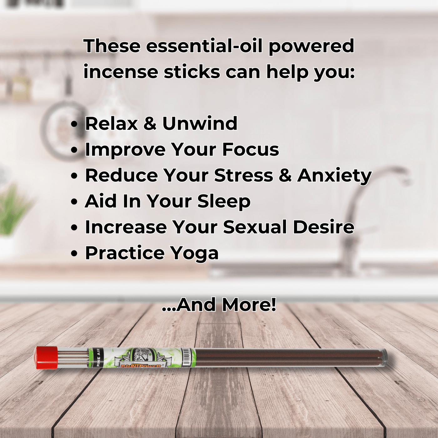 Pine Air Long Incense Sticks - BluntPower Air Freshener