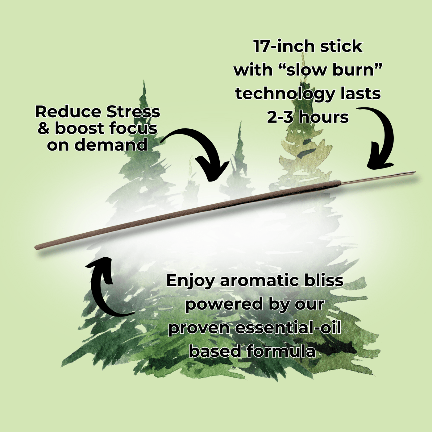 Pine Air Long Incense Sticks - BluntPower Air Freshener