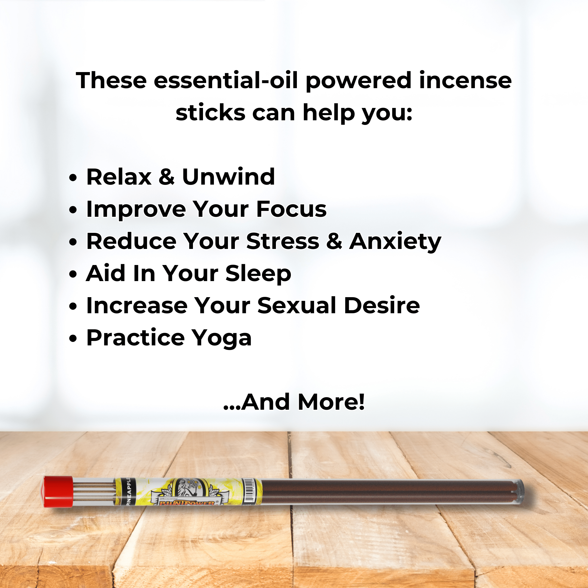 Pineapple Long Incense Sticks - BluntPower Air Freshener