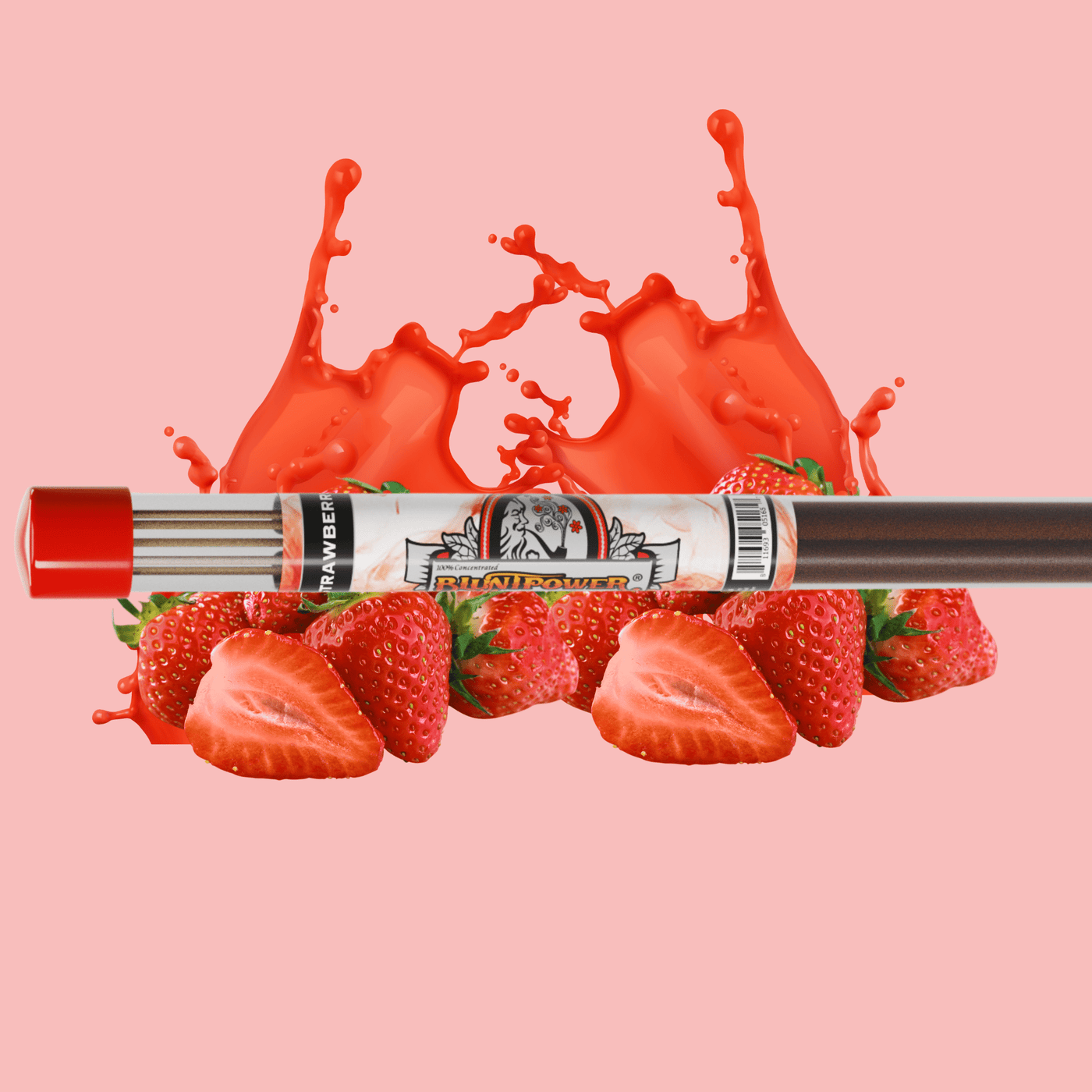 Strawberry Long Incense Sticks - BluntPower Air Freshener