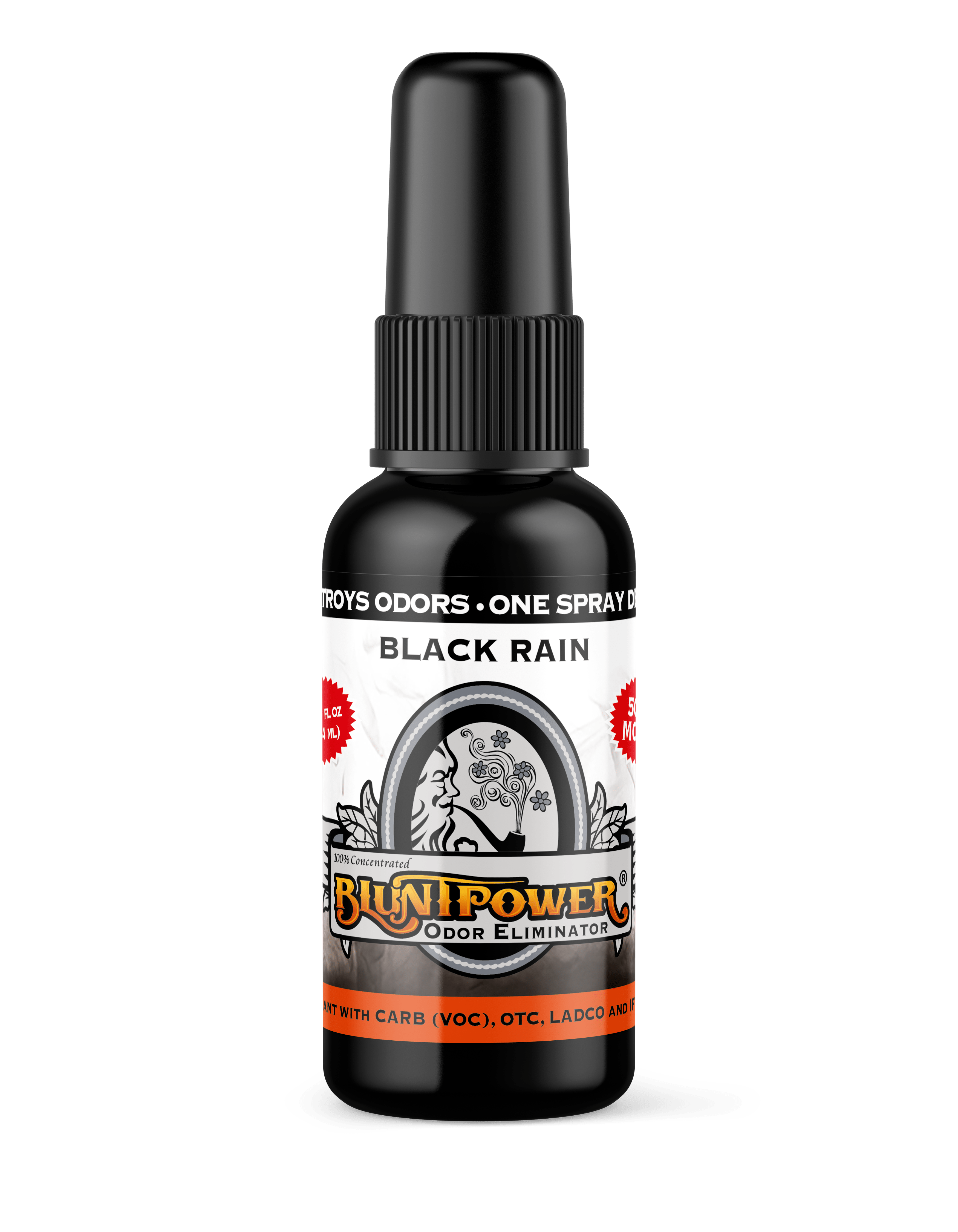 Black Rain Odor Eliminator Spray - BluntPower Air Freshener