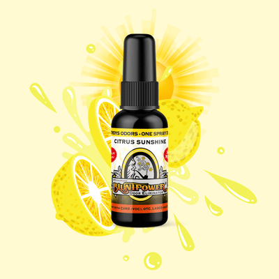 Citrus Sunshine Odor Eliminator Spray - BluntPower Air Freshener