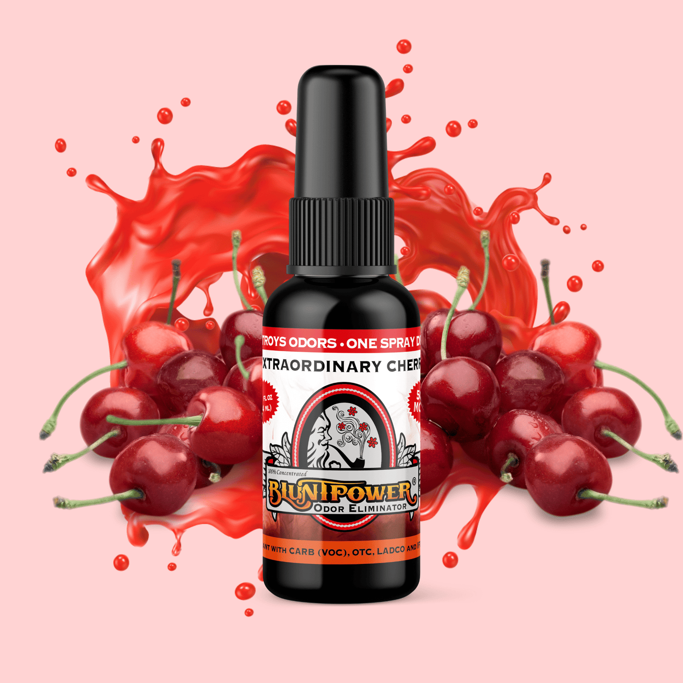 Extraordinary Cherry Odor Eliminator Spray - BluntPower Air Freshener