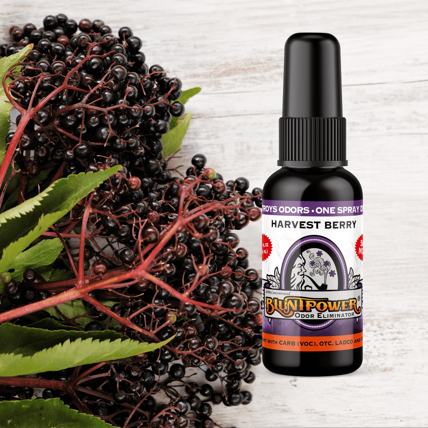 Harvest Berry Odor Eliminator Spray - BluntPower Air Freshener