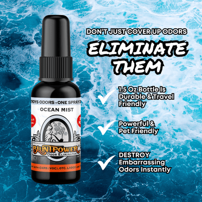 Ocean Mist Odor Eliminator Spray - BluntPower Air Freshener