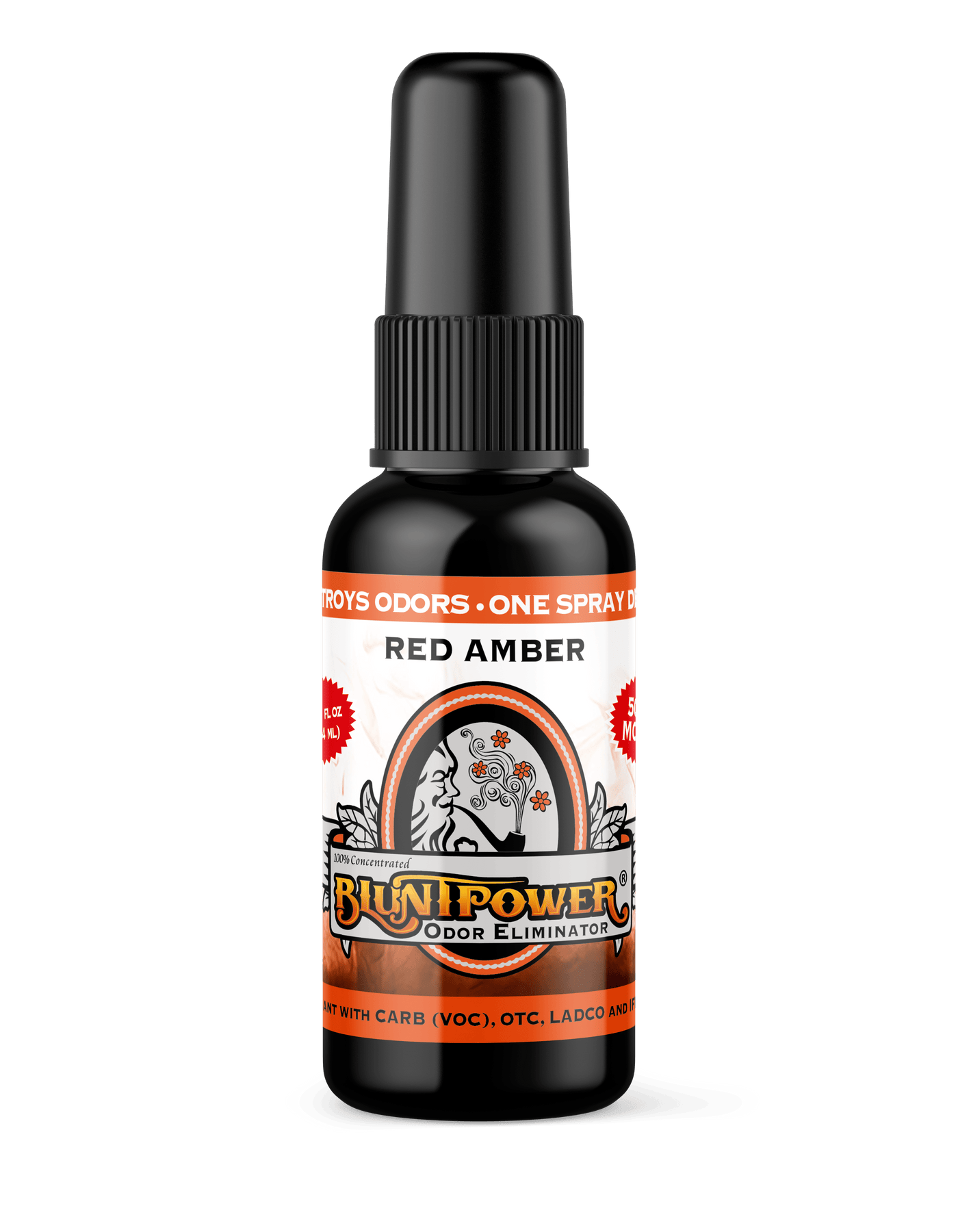 Red Amber Odor Eliminator Spray - BluntPower Air Freshener