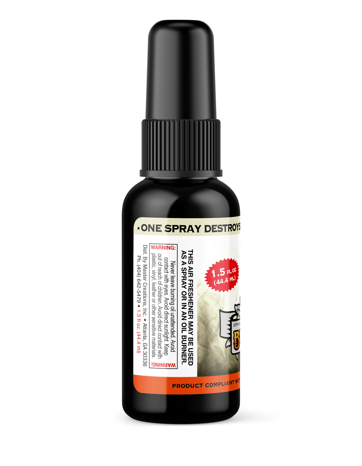 Grey Vetiver Odor Eliminator Spray - BluntPower Air Freshener