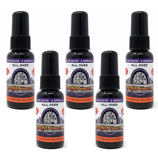 All Over Spray Air Freshener Bundle (5 Pack) Auto renew - BluntPower Air Freshener